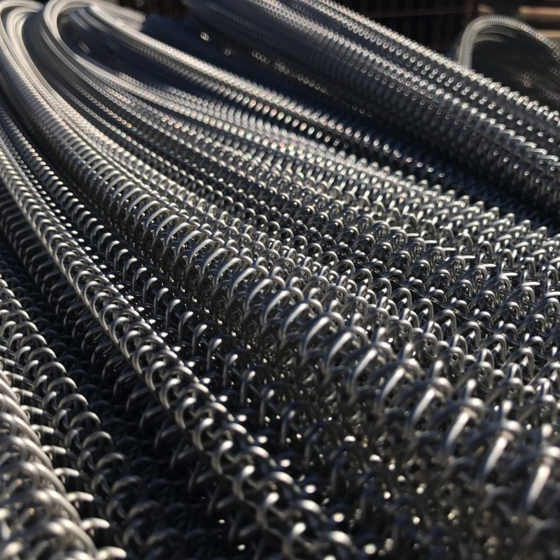 Metal steel wire mesh texture